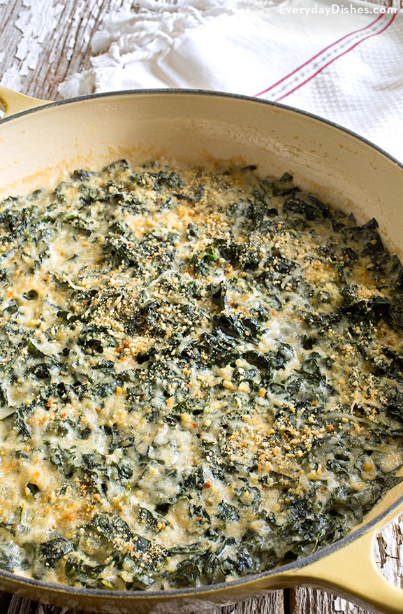 Kale Gratin with Parmesan Recipe
