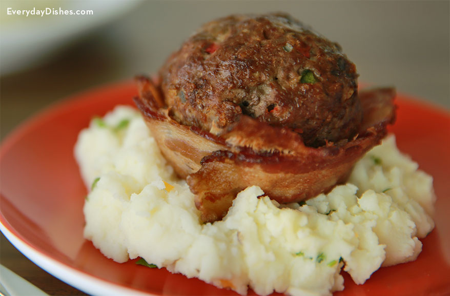 BaconWrapped Mini Meatloaf Cups Recipe Video