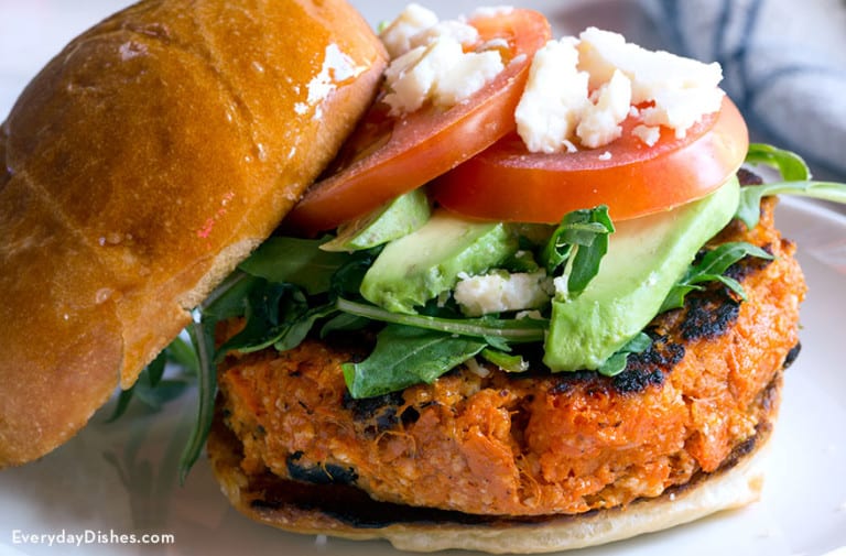 Sweet Potato Black Bean Burger Recipe Video