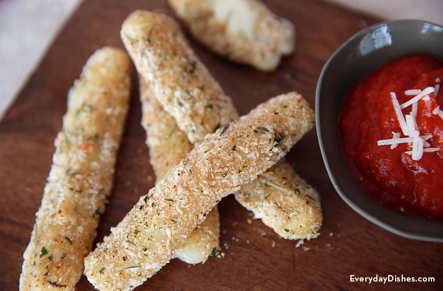 Baked Mozzarella Sticks Recipe