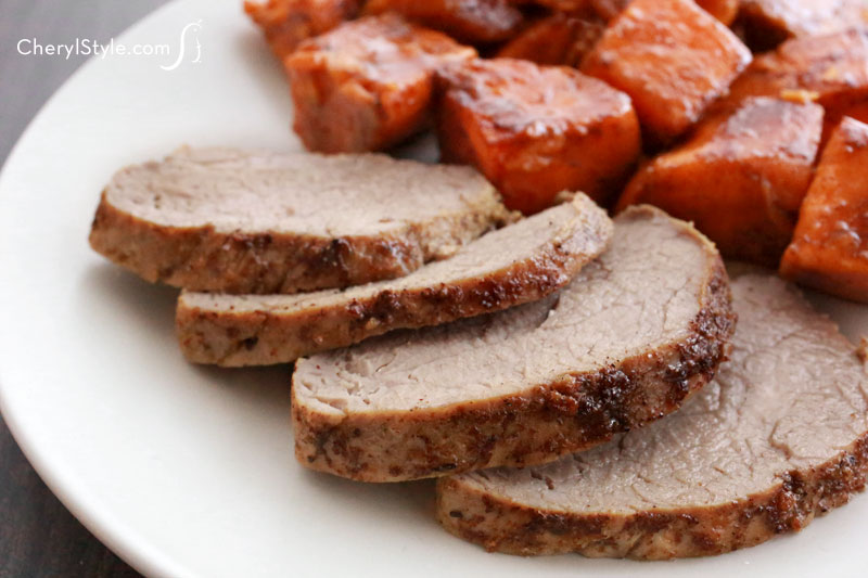 Savory pork roast and sweet potatoes! Everyday Dishes