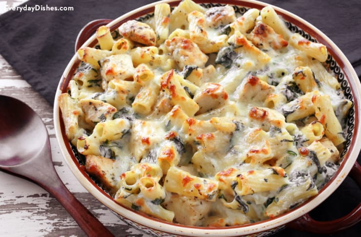 Baked chicken and spinach pasta recipes Baked chicken and spinach pasta recipes