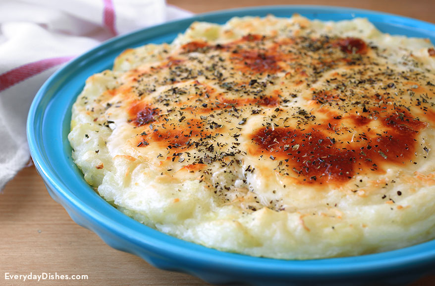 Easy Mozzarella Potato Pie Recipe