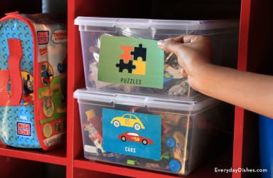 Playroom labels