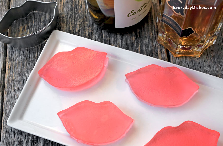 Valentine jello shots recipe