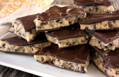 Cookie dough bark recipe