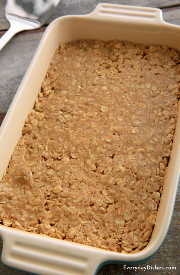 No-bake peanut butter oat bars recipe