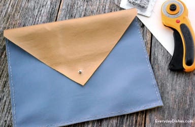 DIY Envelope Clutch
