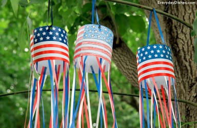 Patriotic Windsock Craft