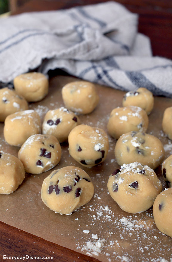 Frozen cookie dough bites recipe