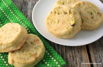 Slice and bake pistachio cookies recipe