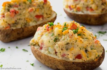Light Twice-Baked Potatoes