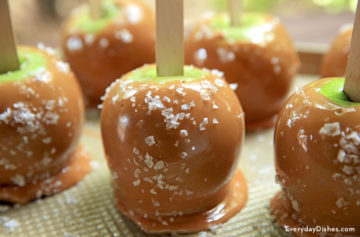 Granny Smith Salted Caramel Apples Video