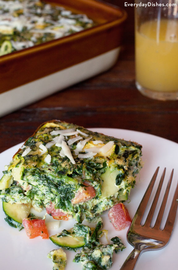 Easy And Delicious Garden Veggie Egg Bake Recipe