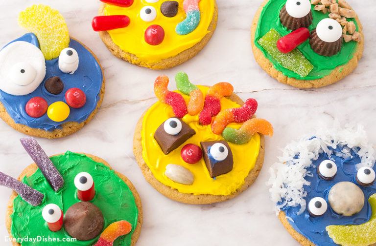 Halloween Monster Soft Pudding Cookies Recipe Perfect for a Spooky Holiday