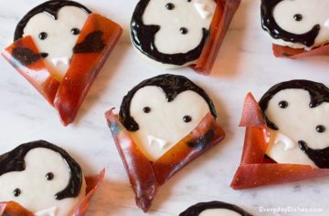 Vampire Sugar Cookies for Halloween
