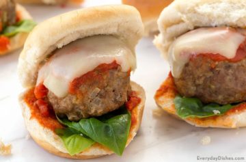Caprese Meatball Sliders