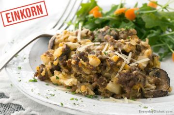 Low-Carb Einkorn Cauliflower Hamburger Casserole