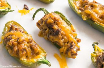 Cheeseburger Jalapeno Poppers