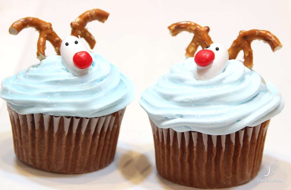 Chocolate Reindeer Cupcakes Everyday Dishes