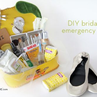 A DIY bridal emergency kit for the big day