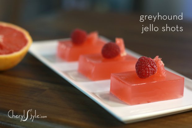 Jello shot recipe using ruby red grapefruit juice