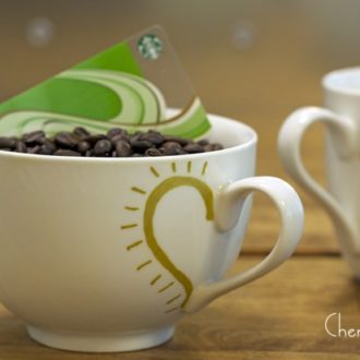 A cute DIY coffee mug gift