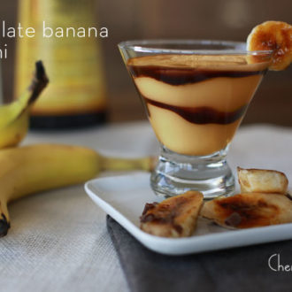 Chocolate banana martini recipe