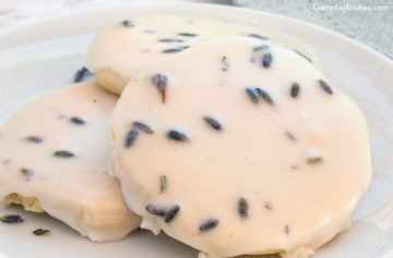 Lavender and lemon tea cookies recipe
