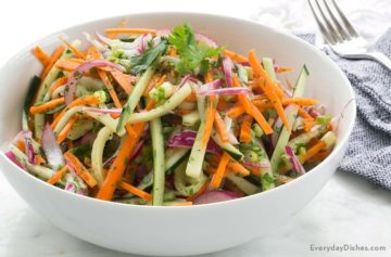Carrot Cucumber Veggie Slaw Recipe