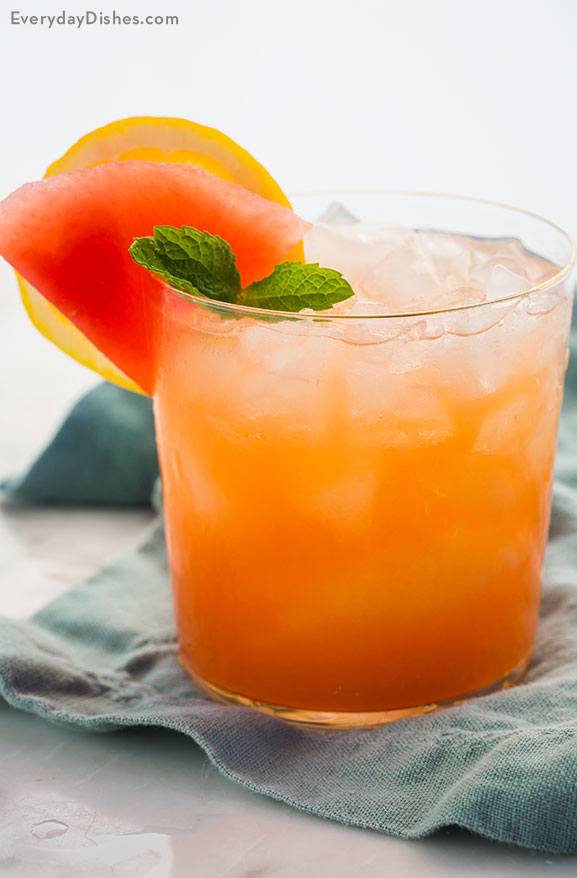 Mango Lemon Watermelon Cocktail Recipe