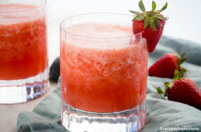 Strawberry and Orange Vodka Slush Recipe