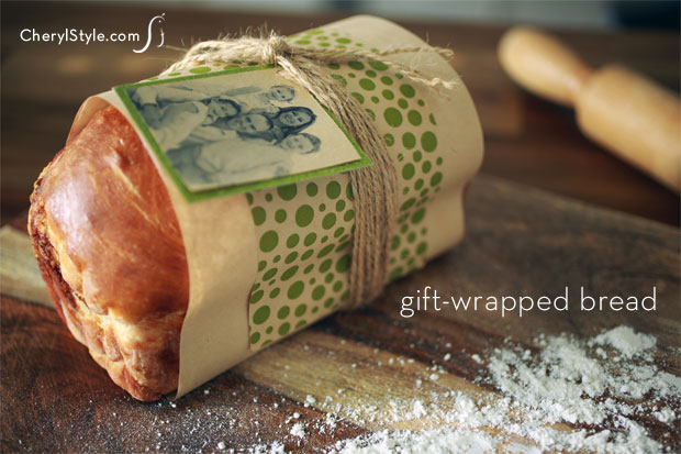 Homemade Bread Wrapper with Free Printable