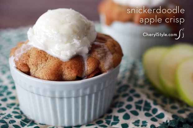 Snickerdoodle apple crisp recipe