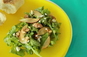 easy-fresh-peach-recipes-arugula-salad