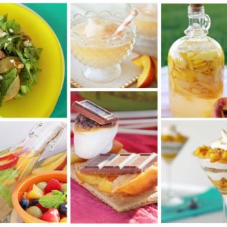 Easy fresh peach recipes for a summer celebration!