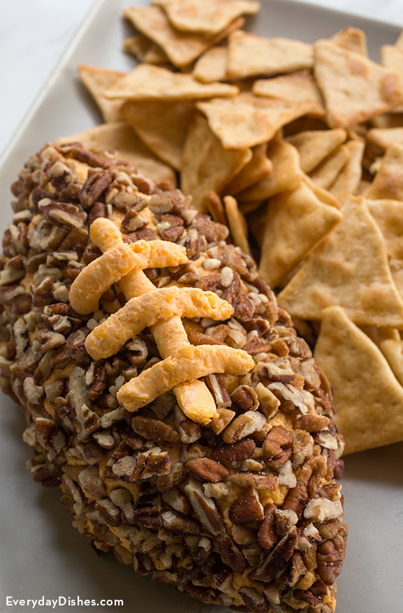 Football cheese ball recipe for game day