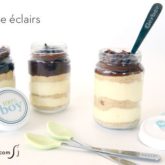 No bake éclairs with baby shower printable