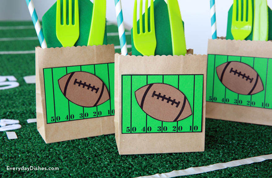 Tailgating utensil holders printables - Everyday Dishes &amp; DIY