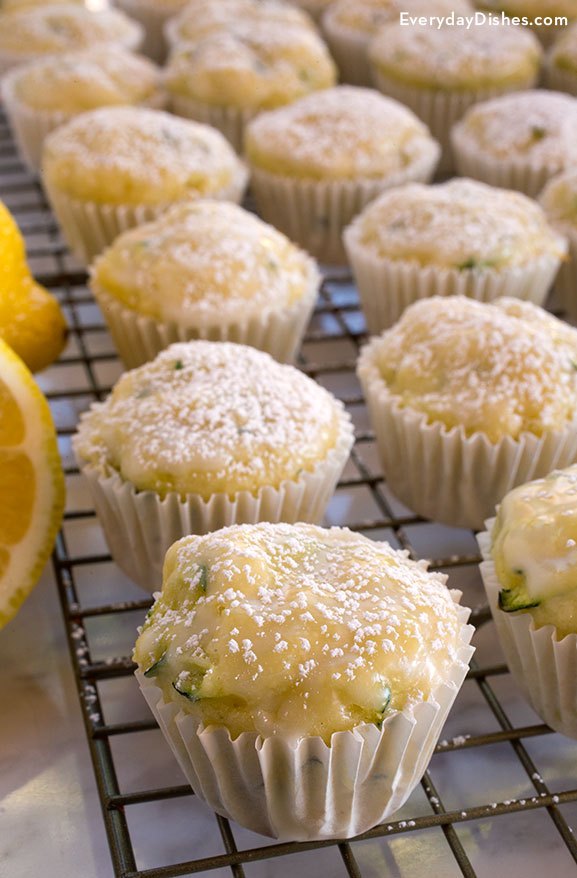 Lemon zucchini muffins recipe