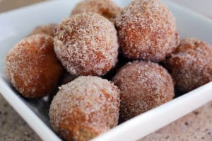 pumpkin donut holes for hanukkah | Everyday Dishes & DIY.com
