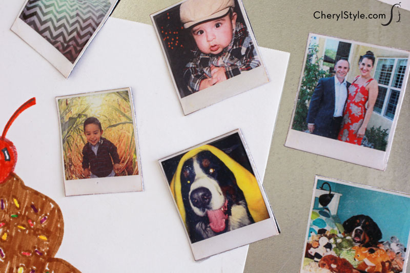 easy DIY Polaroid magnets to decorate your fridge! | Everyday Dishes & DIY.com