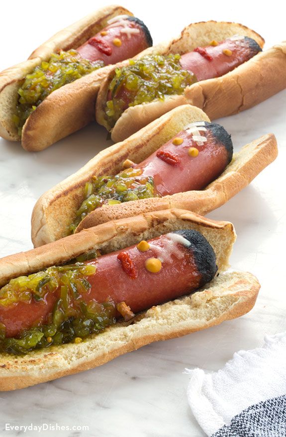 Halloween Frankenweenie Hot Dogs Recipe