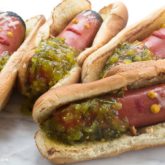 Halloween Frankenweenie Hot Dogs, a delightfully spooky snack
