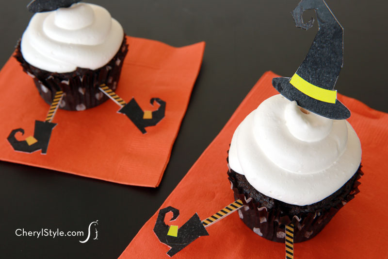 create spooky & kooky halloween treats with witch cupcake toppers  | Everyday Dishes & DIY.com