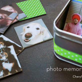 DIY family photo memory game – easy to personalize and fun for everyone