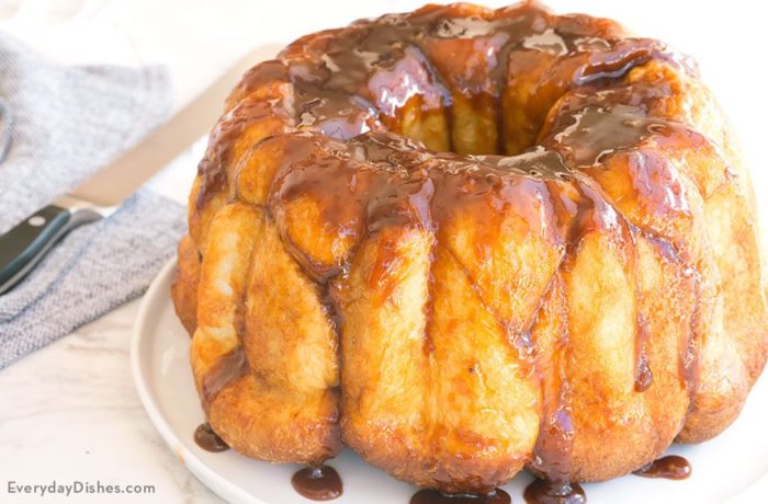 A quick and easy butterscotch coffee cake monkey bread.