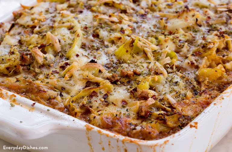 Hearty LowCarb Cabbage Lasagna Recipe