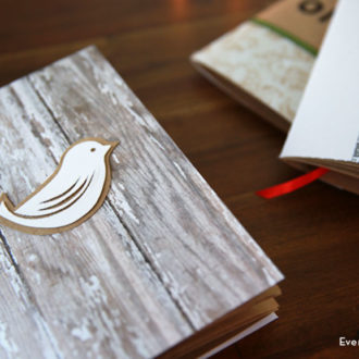 A cute handmade journal — a great DIY gift!