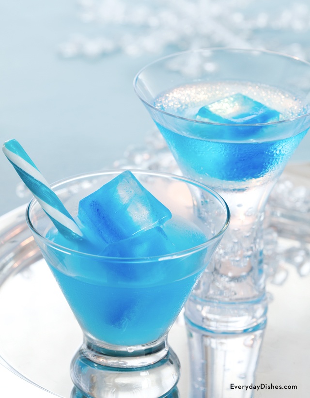 Icy blue Curacao cocktail recipe